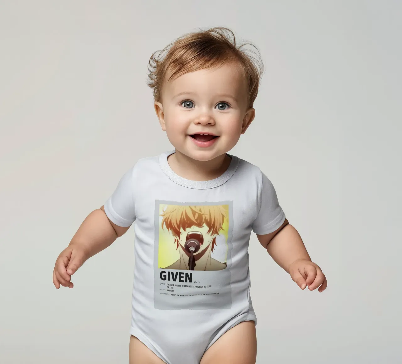 GIVEN  2019 body neonato maniche corte da Totoya