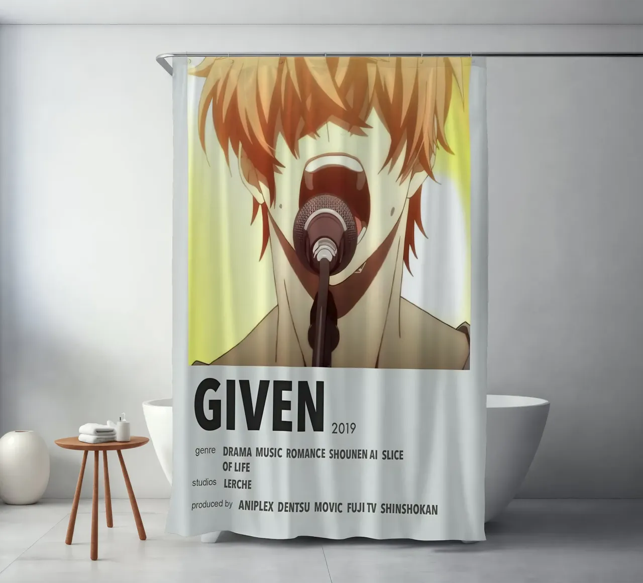 GIVEN  2019 tenda da doccia da Totoya