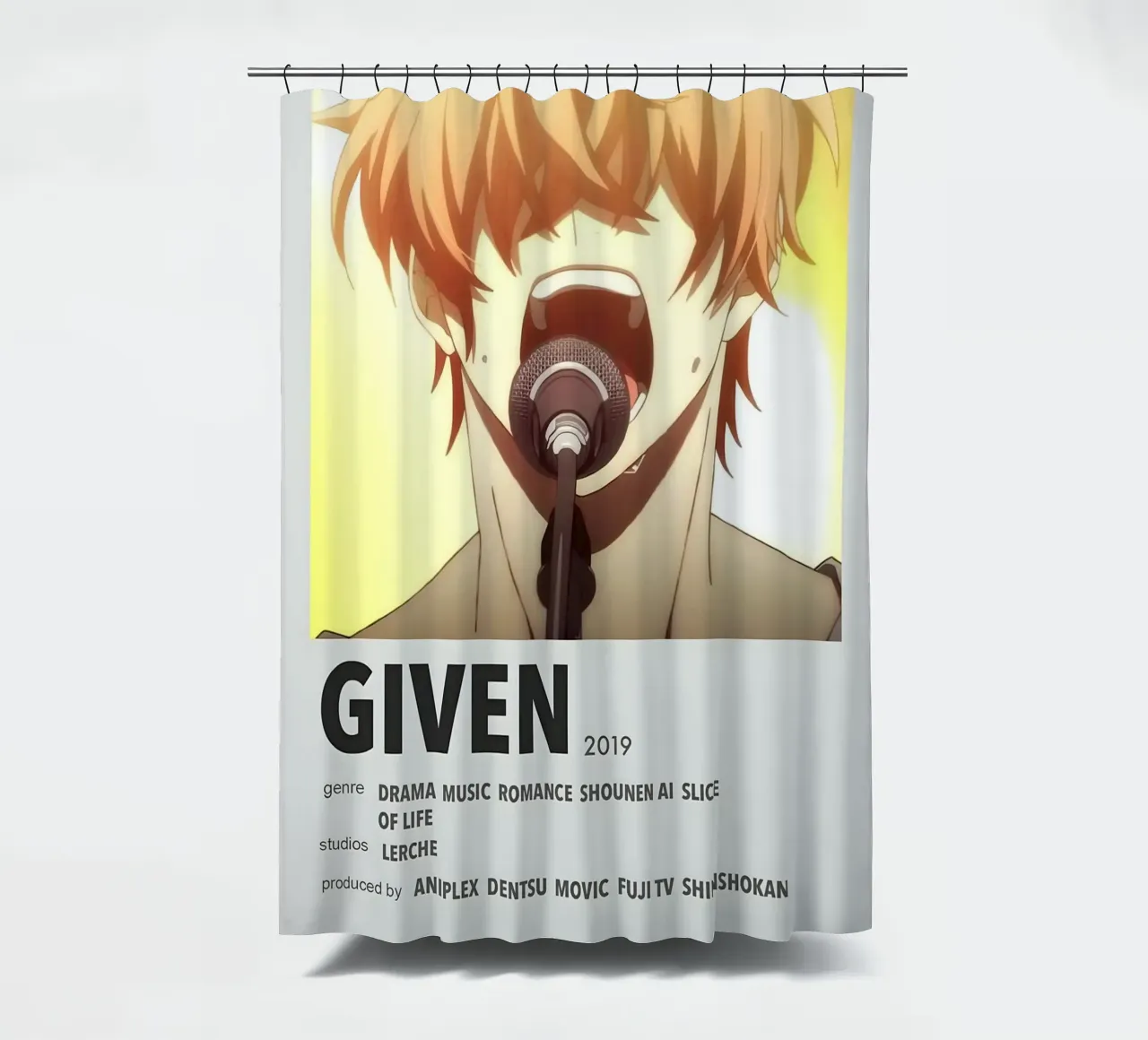 GIVEN  2019 tenda da doccia da Totoya