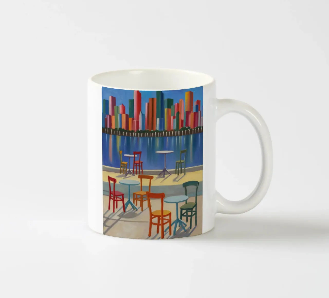 Sedie da caffè Echo tazza in ceramica da Mystic Grain