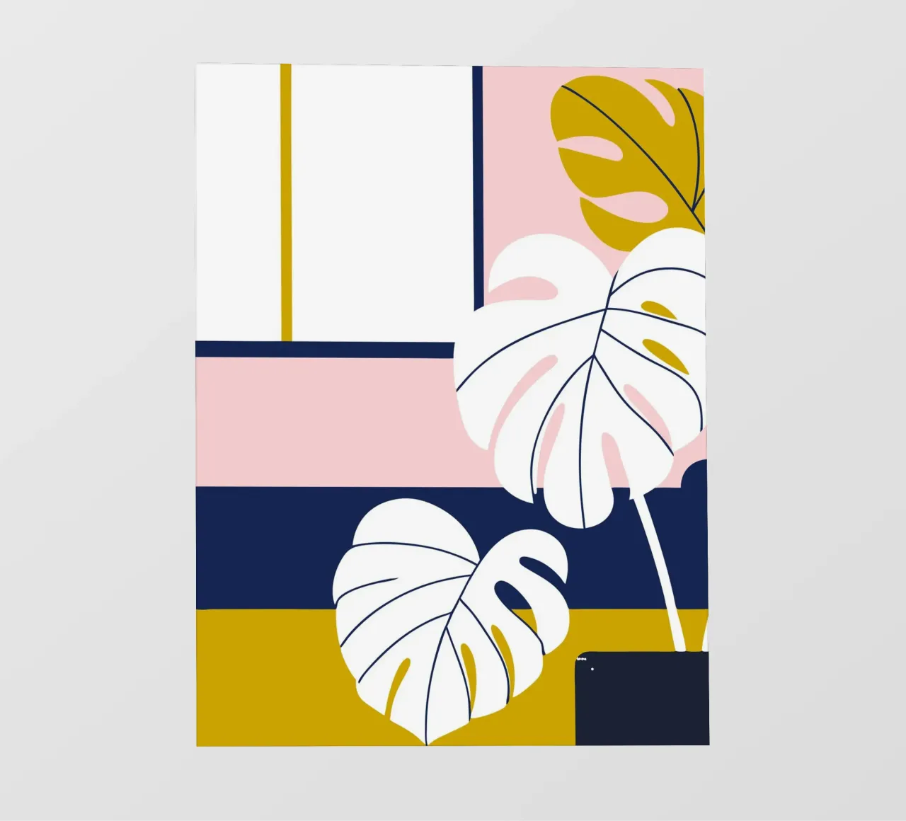 Fiore di Monstera pellicola backlit da TODAY'S SHOP