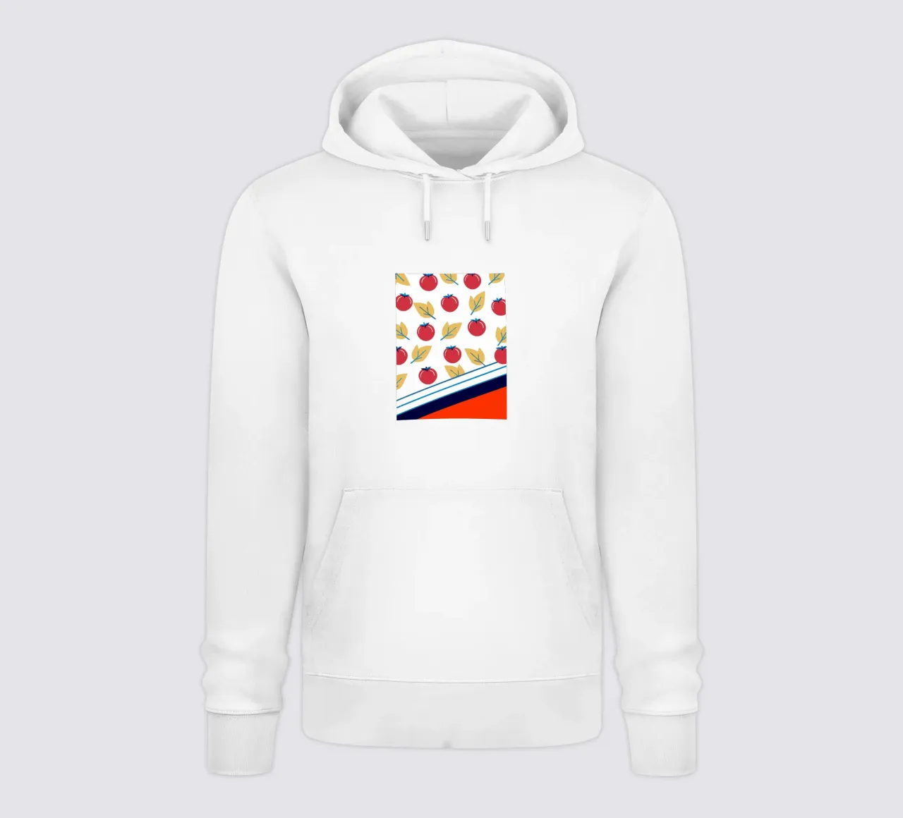 Tomato Pattern felpa con cappuccio da TODAY'S SHOP