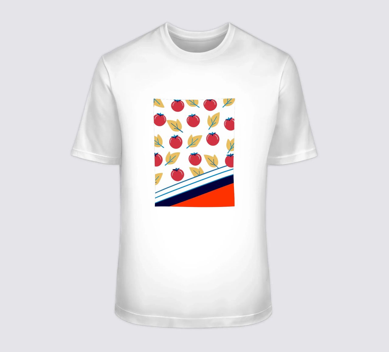 Tomato Pattern t-shirt da TODAY'S SHOP