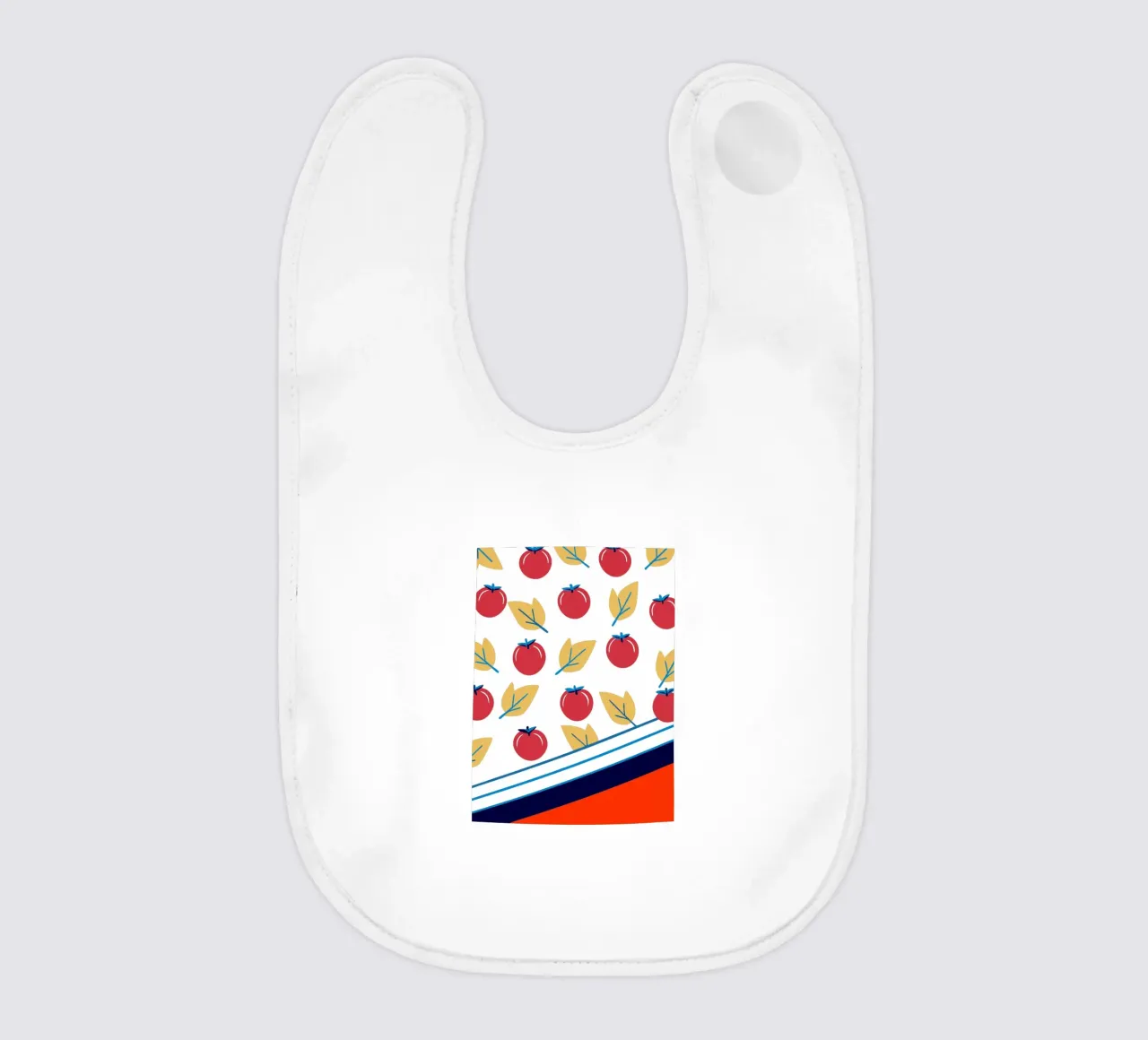 Tomato Pattern baby bib by TODAY'S SHOP
