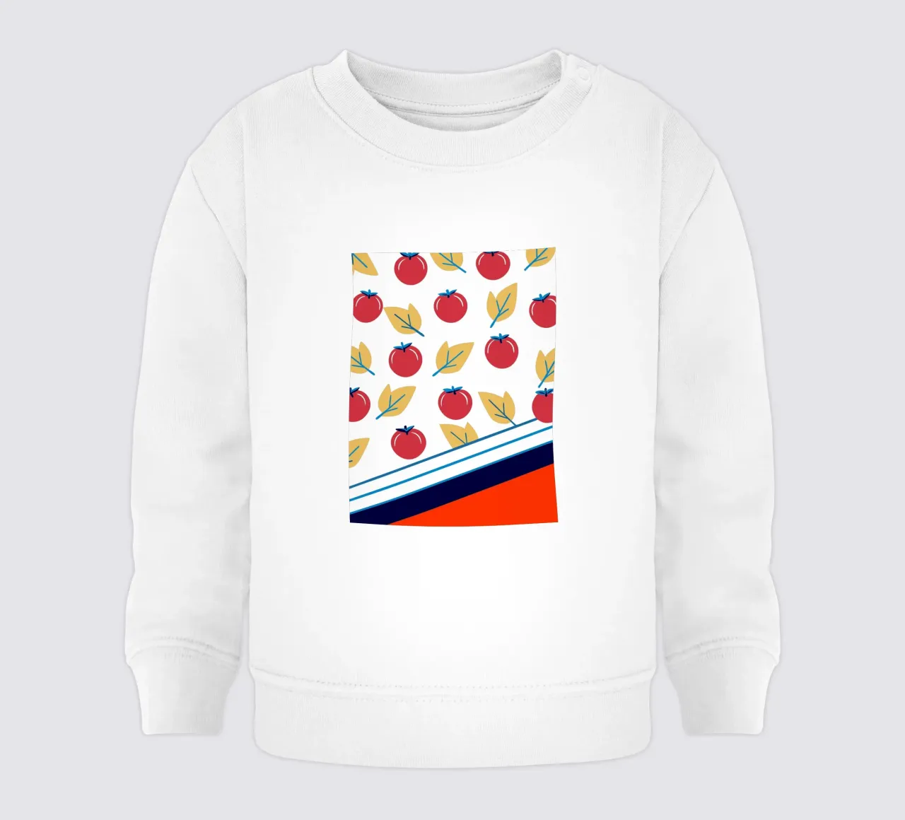 Tomate-Muster Baby Sweatshirt von TODAY'S SHOP