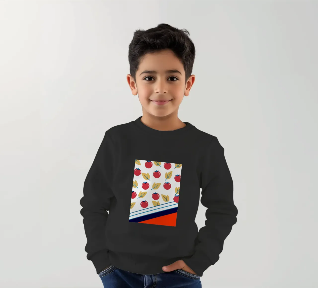 Tomato Pattern felpa bambino da TODAY'S SHOP