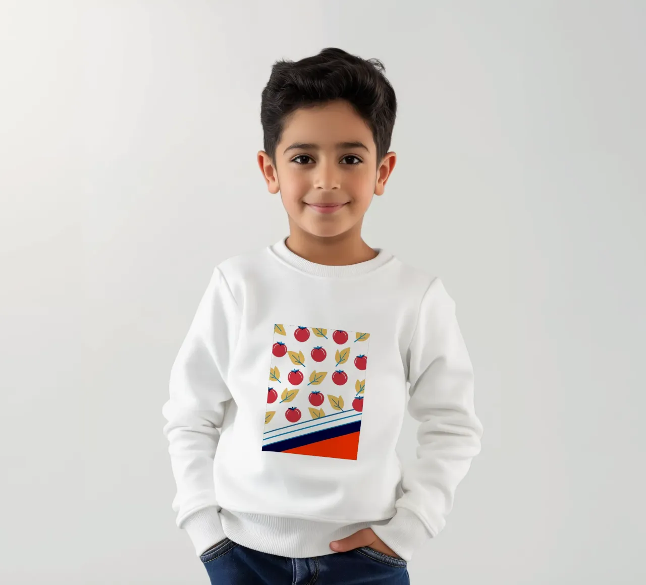 Tomato Pattern felpa bambino da TODAY'S SHOP
