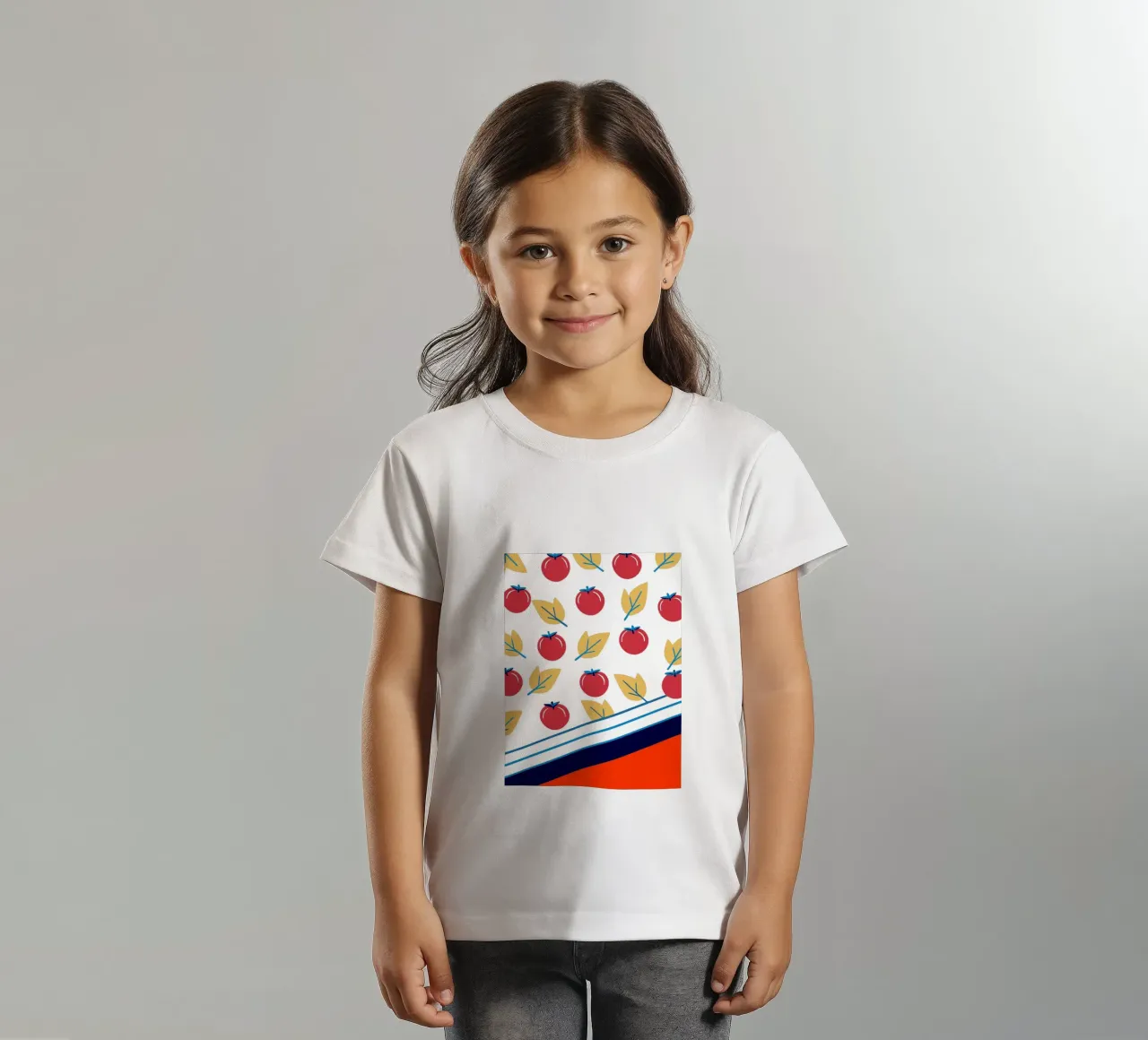 Tomato Pattern t-shirt bambini da TODAY'S SHOP