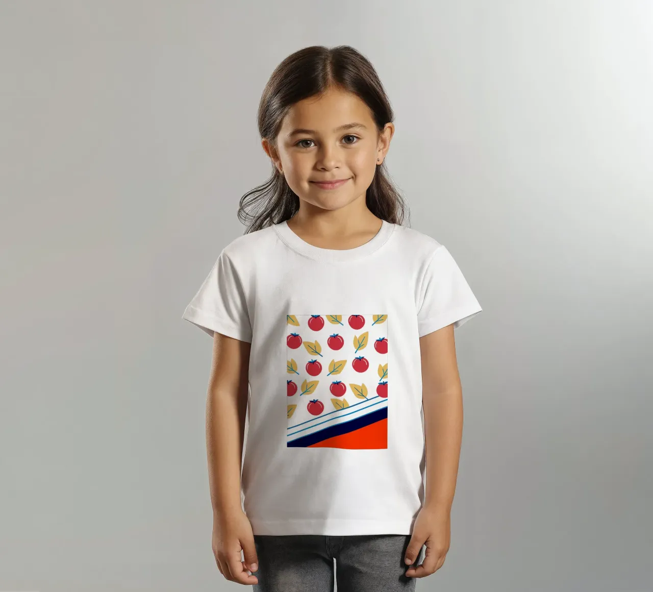 Tomato Pattern t-shirt bambini da TODAY'S SHOP