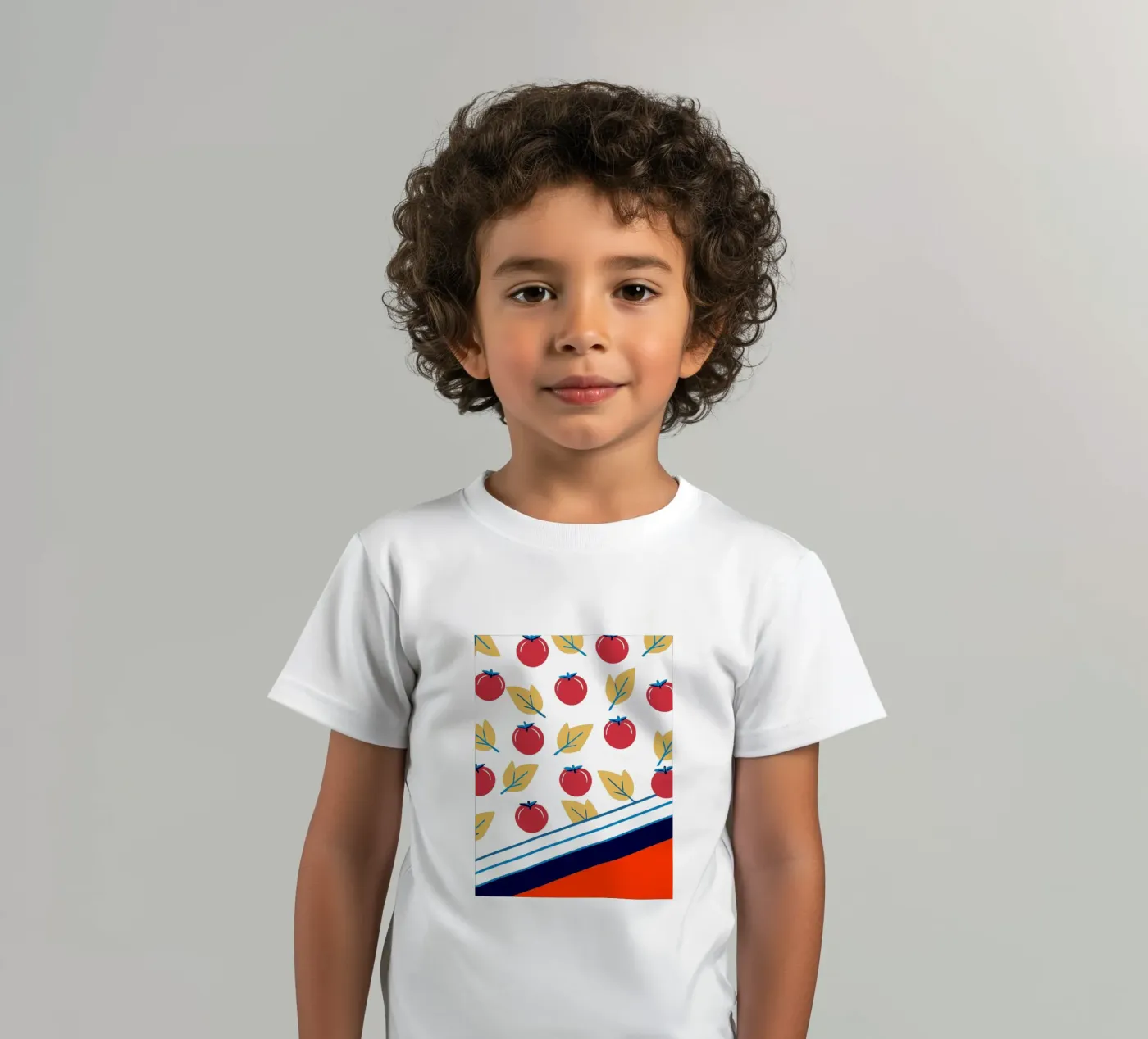 Tomato Pattern t-shirt bambini da TODAY'S SHOP