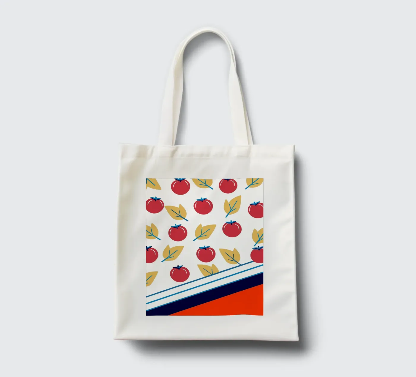 Tomato Pattern borsa in juta da TODAY'S SHOP