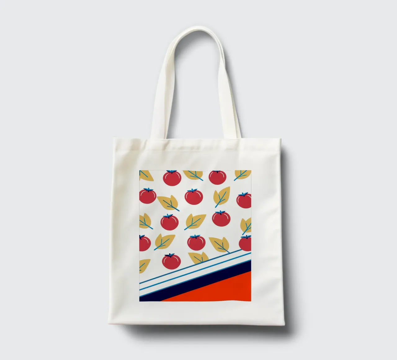 Tomato Pattern borsa in juta da TODAY'S SHOP