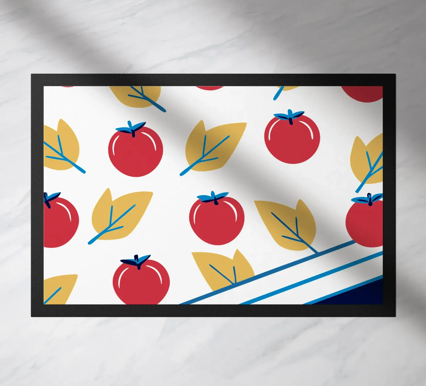 Tomate-Muster Fußmatte von TODAY'S SHOP