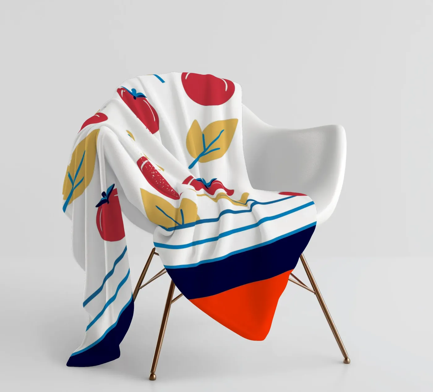 Tomato Pattern coperta in pile da TODAY'S SHOP