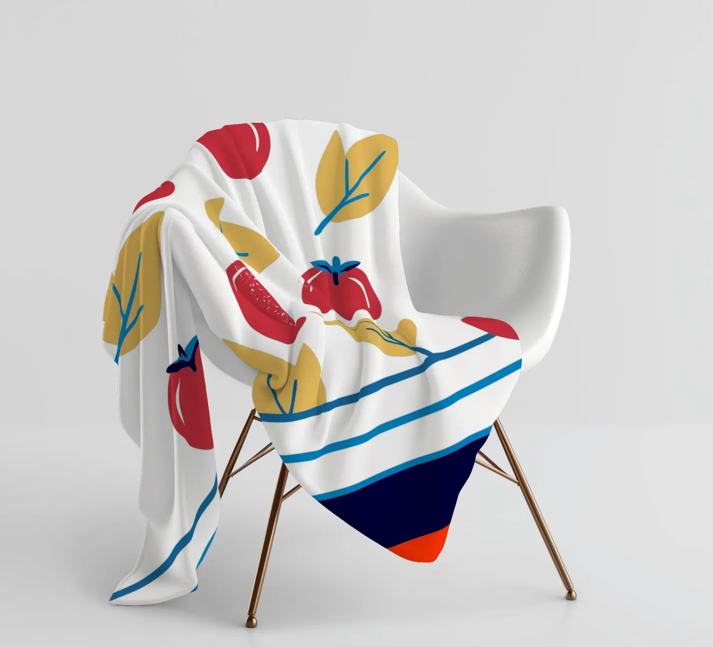 Tomato Pattern coperta in pile da TODAY'S SHOP