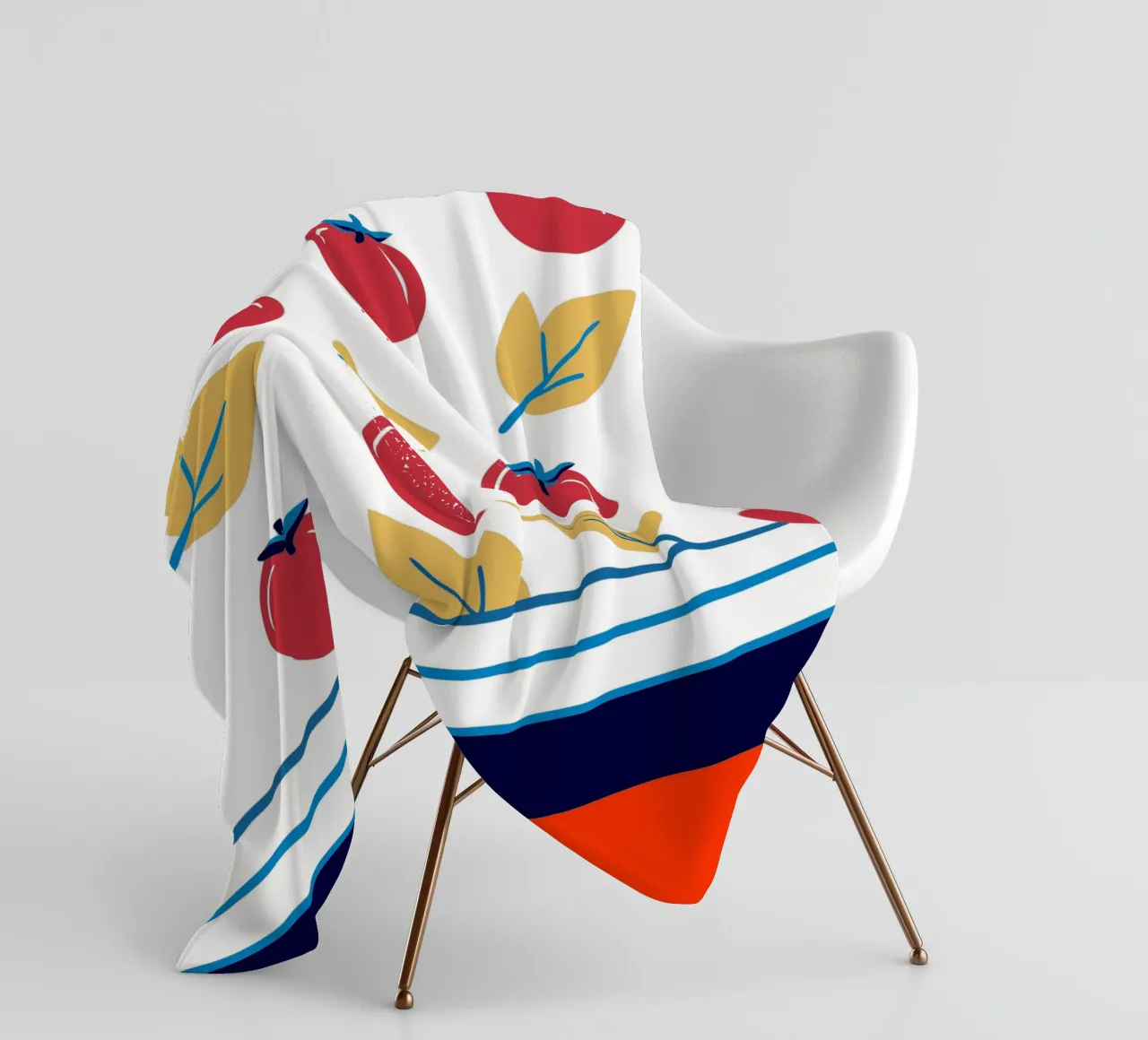 Tomato Pattern coperta in pile da TODAY'S SHOP