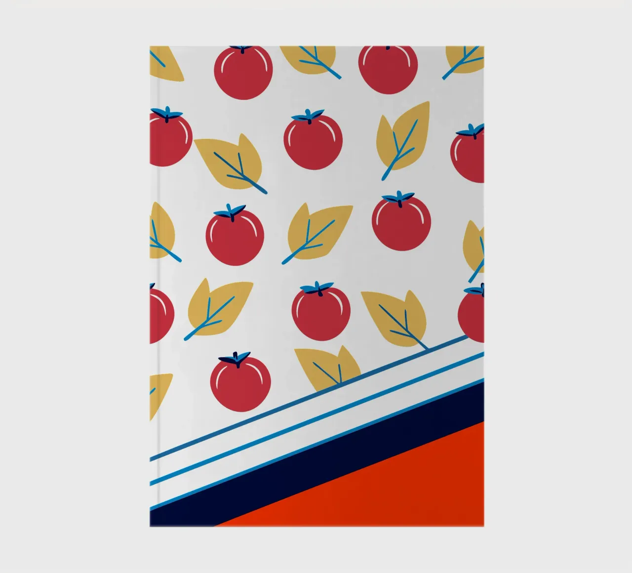 Tomato Pattern notebook by TODAY'S SHOP