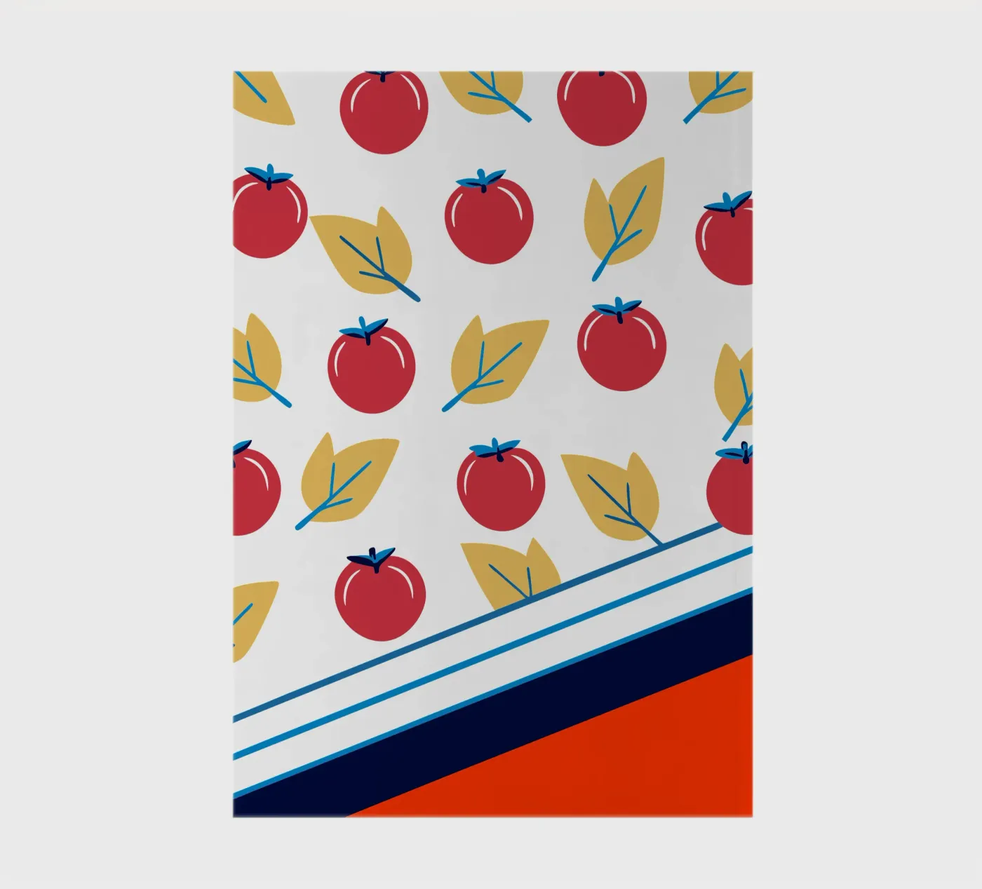 Tomato Pattern notebook by TODAY'S SHOP