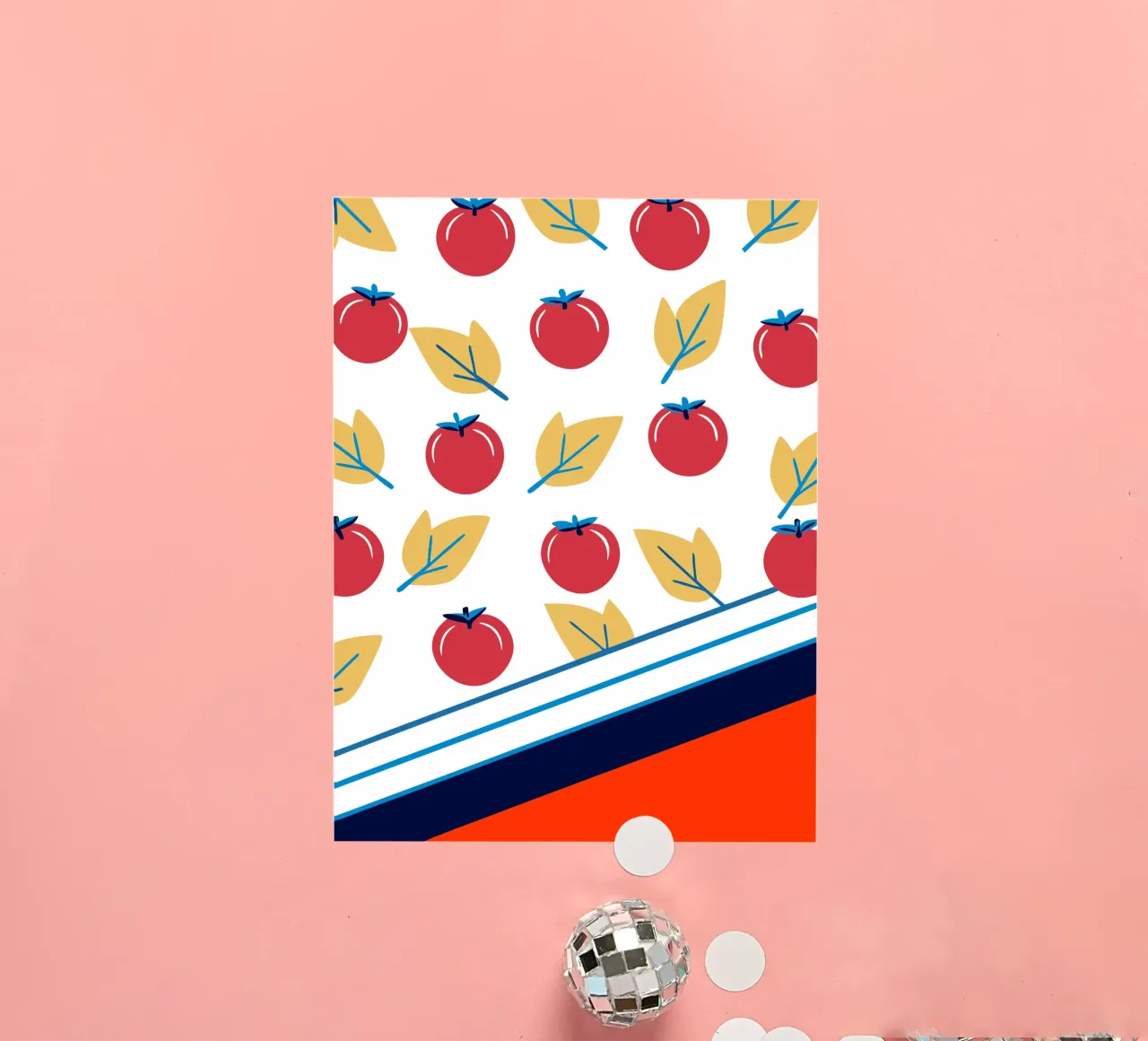 Tomato Pattern adesivo da TODAY'S SHOP