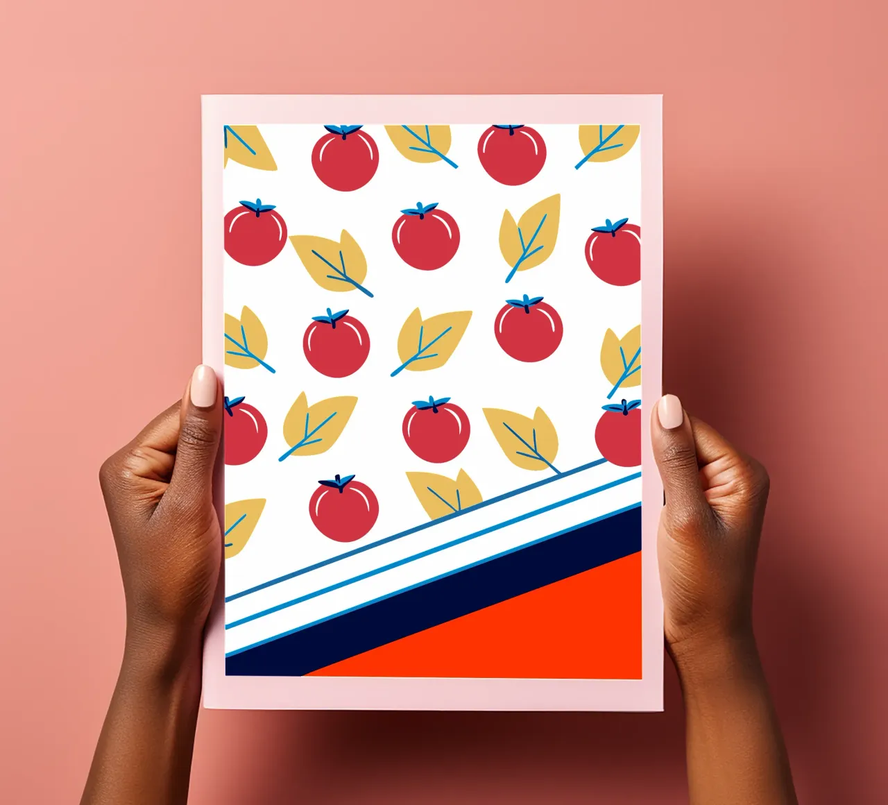 Tomato Pattern sticker sheet by TODAY'S SHOP