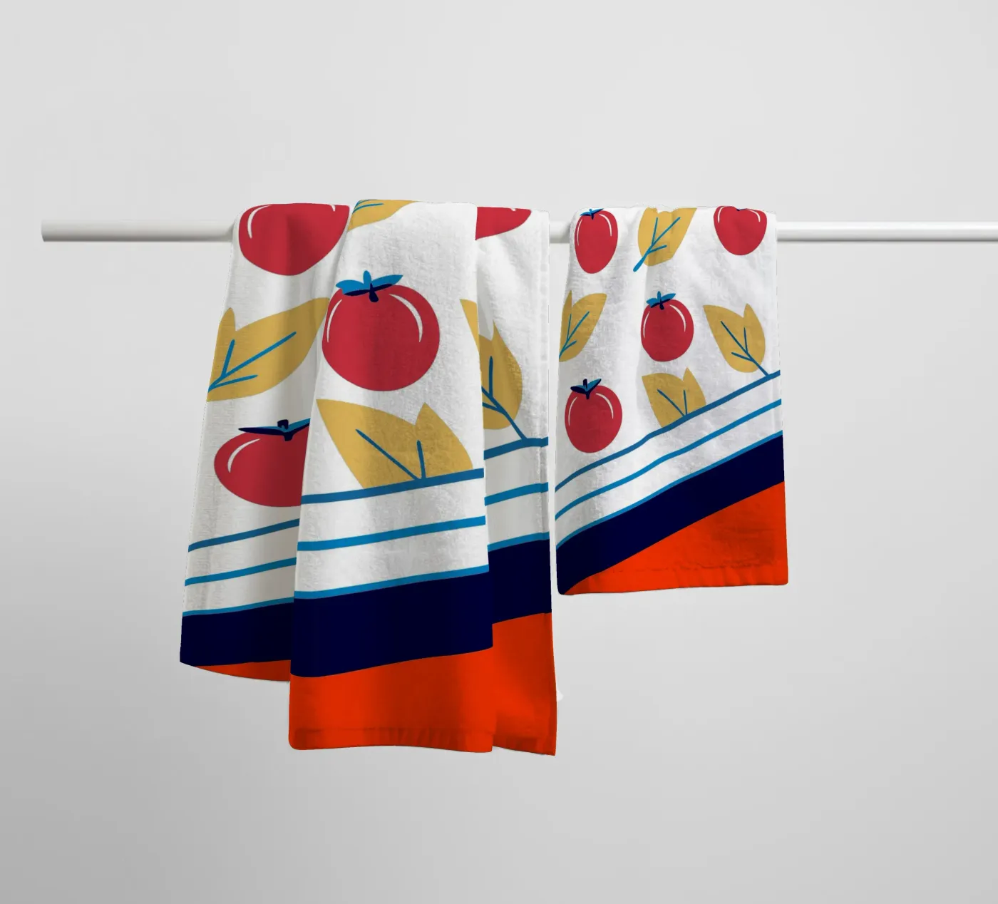 Tomato Pattern towel by TODAY'S SHOP