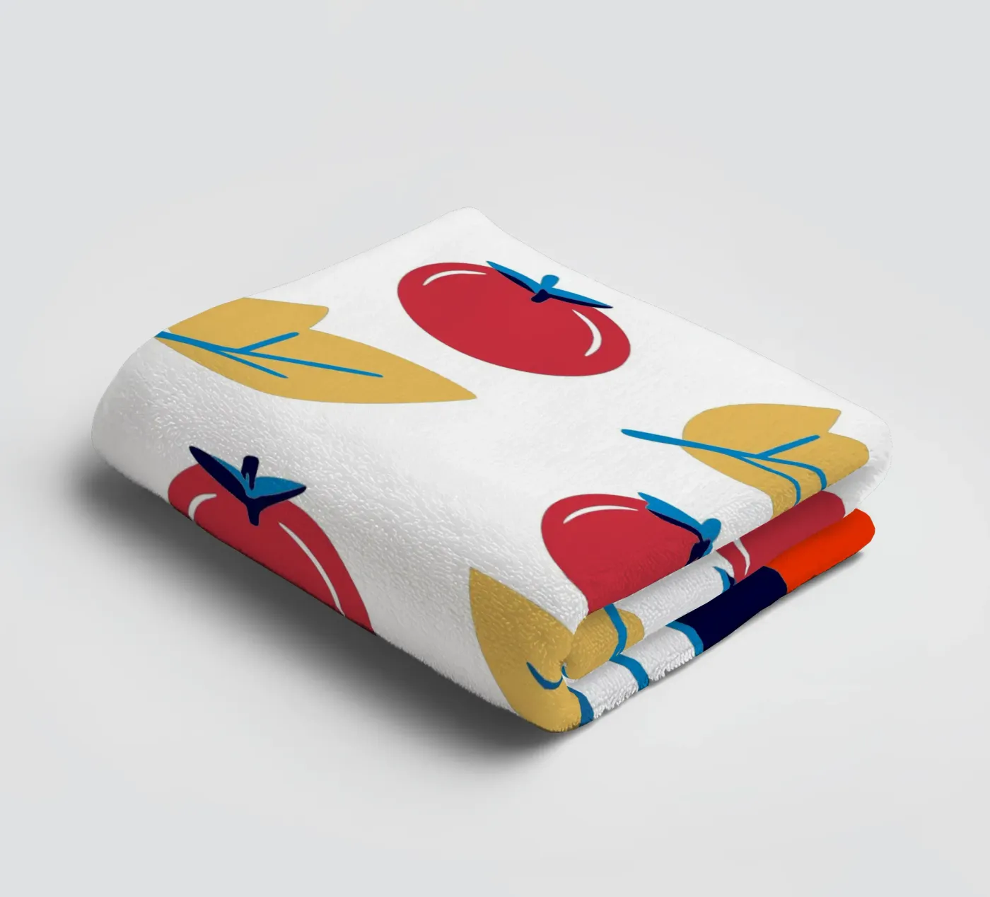 Tomato Pattern towel by TODAY'S SHOP