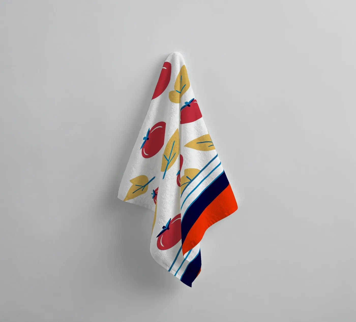 Tomato Pattern towel by TODAY'S SHOP