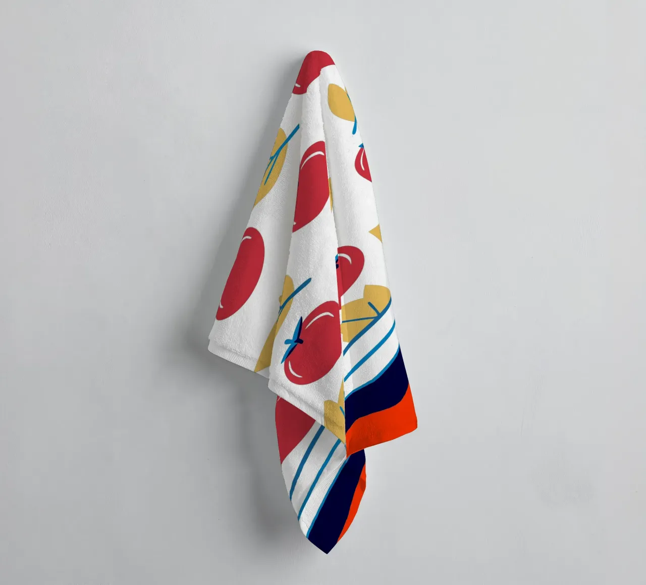 Tomato Pattern asciugamano da bagno da TODAY'S SHOP