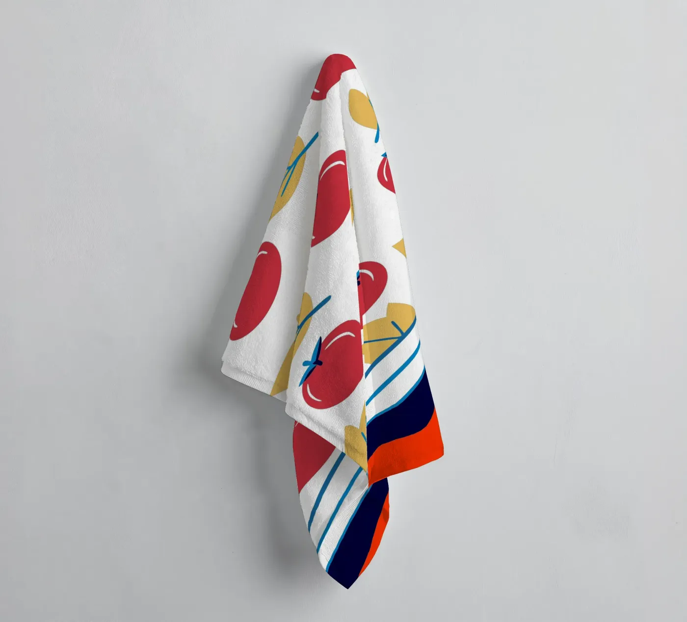 Tomato Pattern towel by TODAY'S SHOP