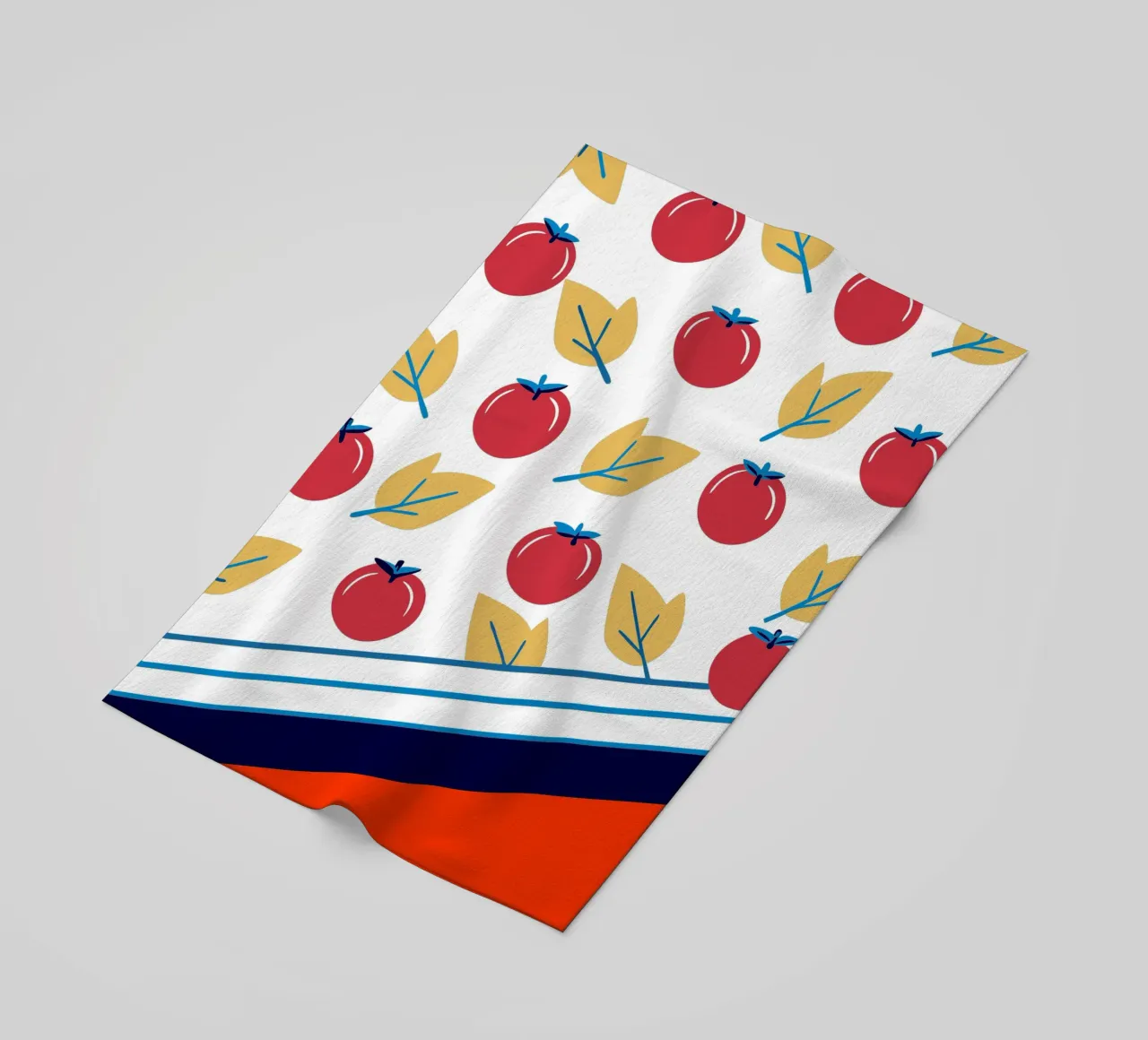 Tomato Pattern telo mare da TODAY'S SHOP