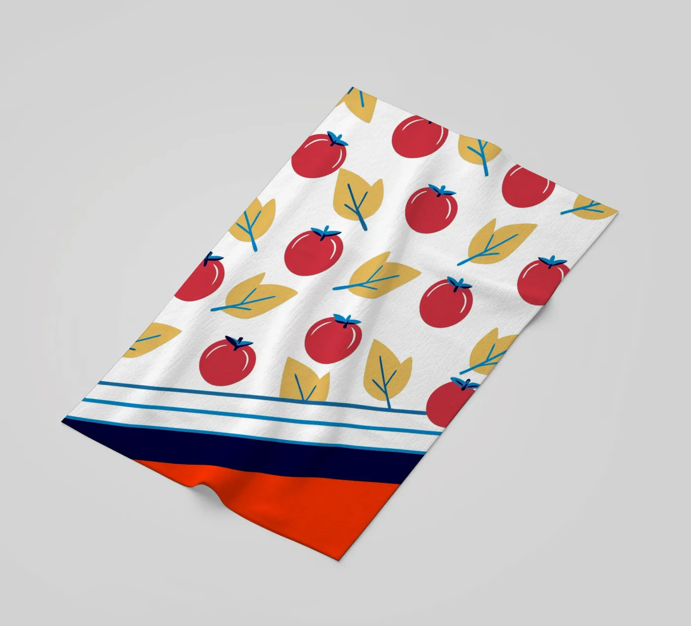 Tomato Pattern telo mare da TODAY'S SHOP