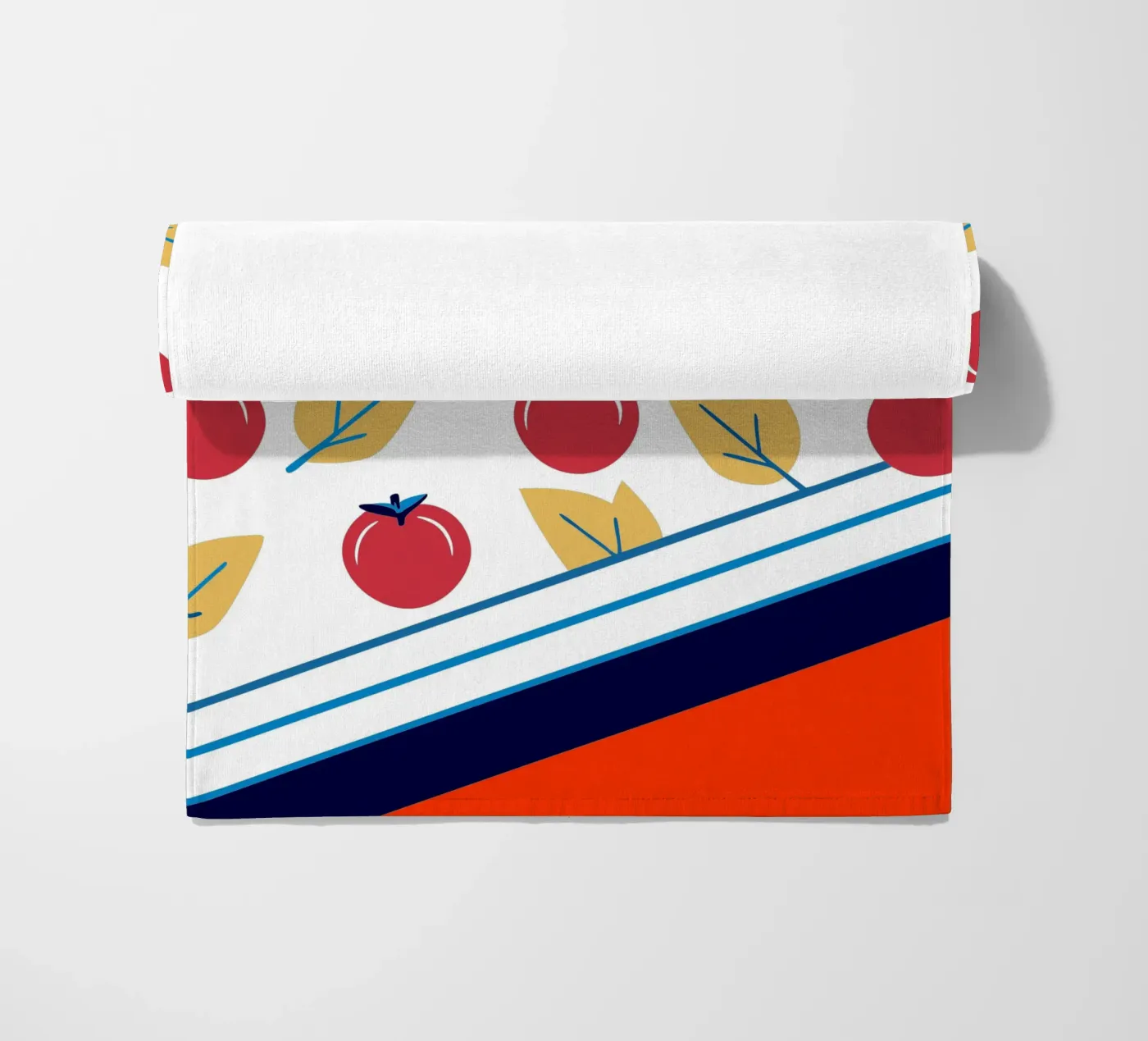 Tomato Pattern telo mare da TODAY'S SHOP