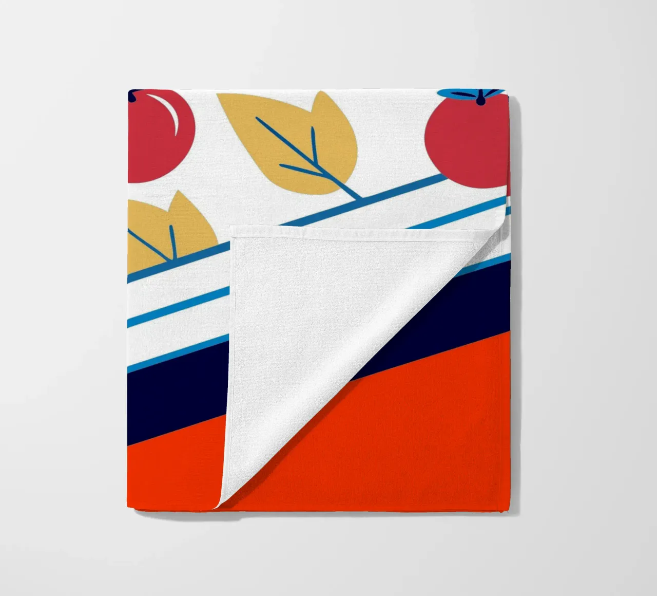 Tomato Pattern telo mare da TODAY'S SHOP