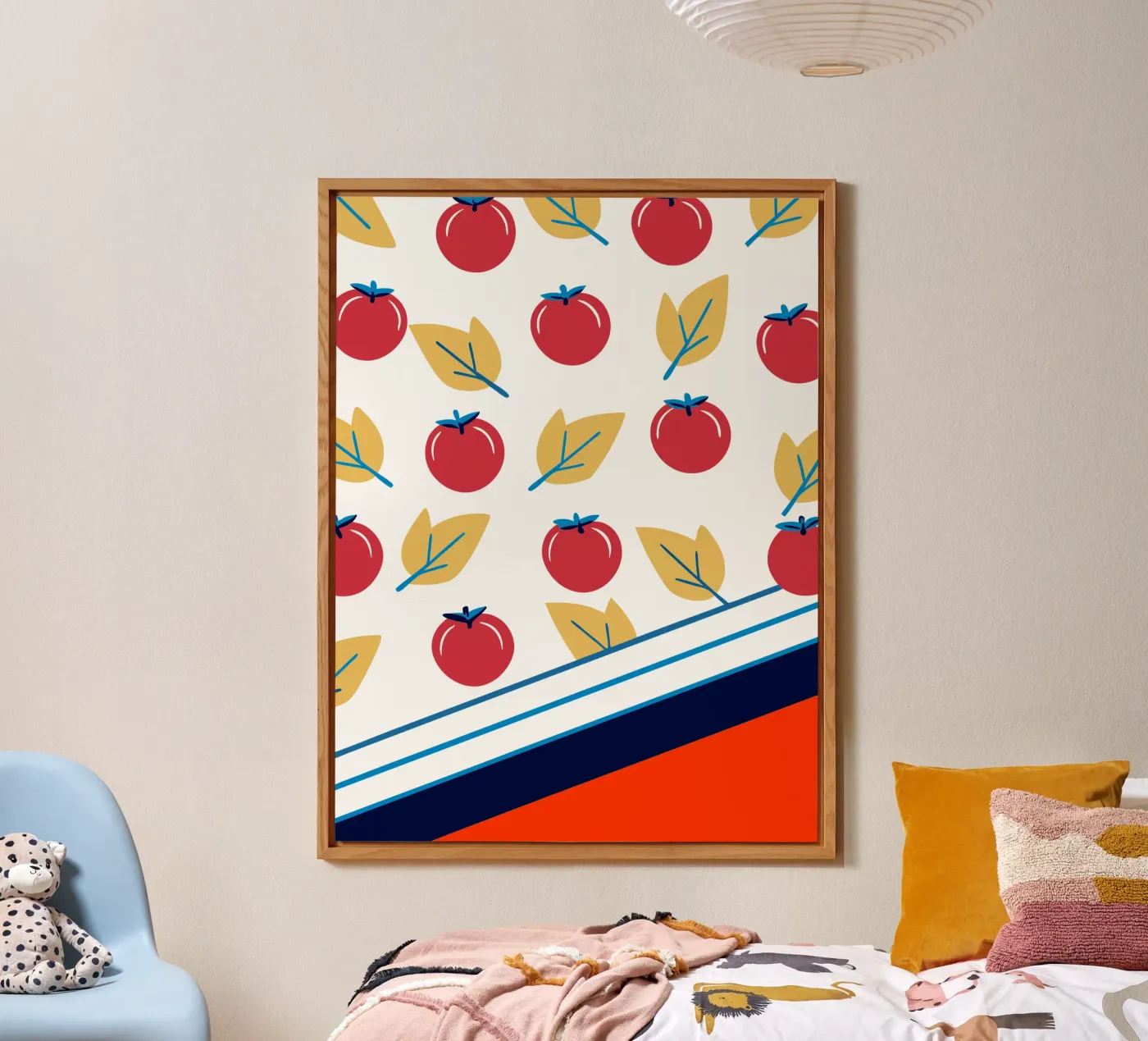 Tomato Pattern forex plate by TODAY'S SHOP