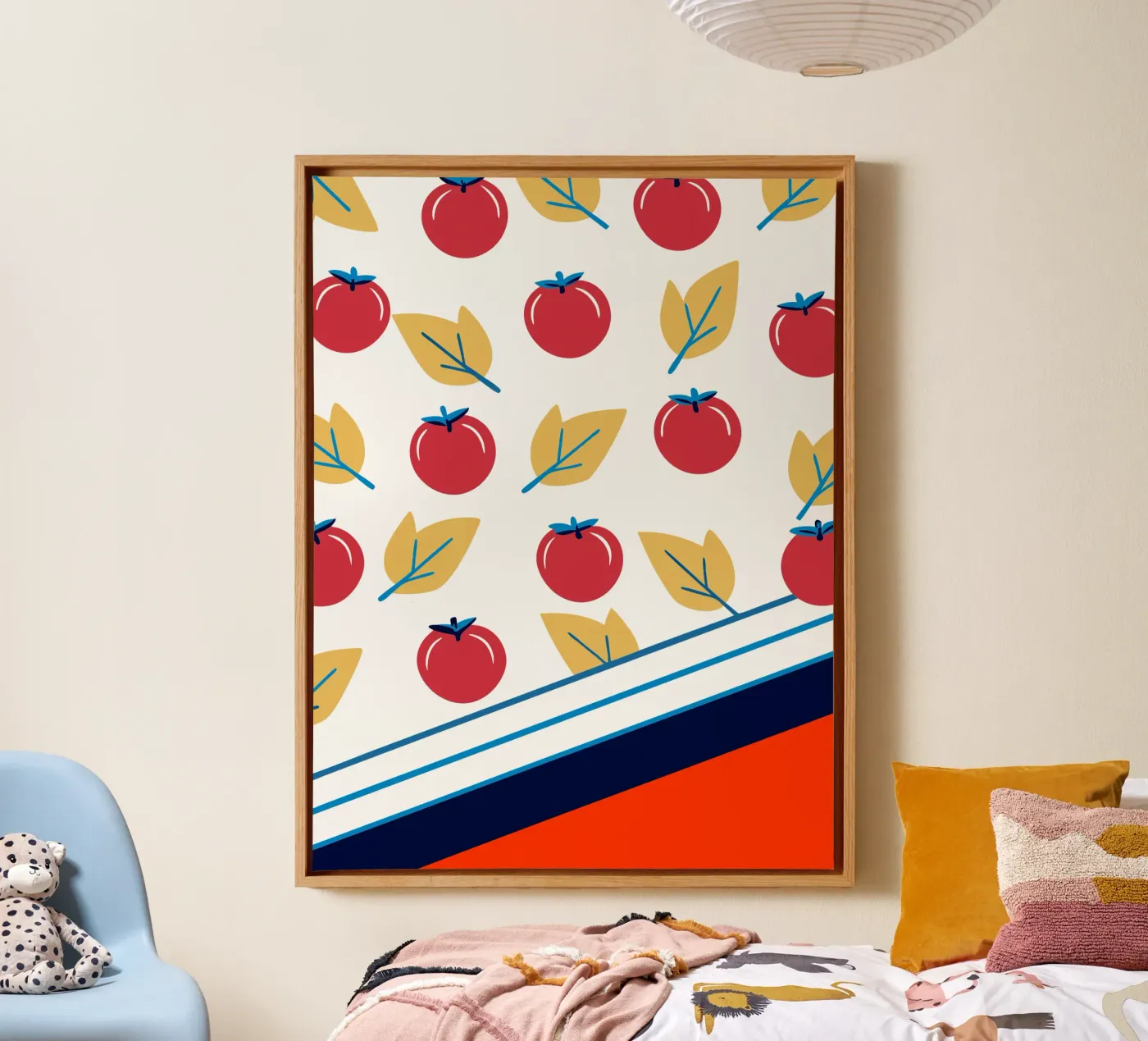 Tomato Pattern canvas van TODAY'S SHOP