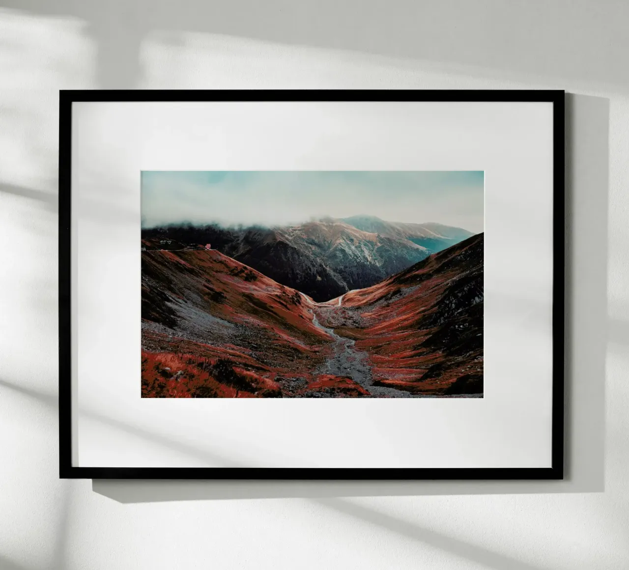Romanian Mountains II carta hahnemühle da Sebastian Hilgetag