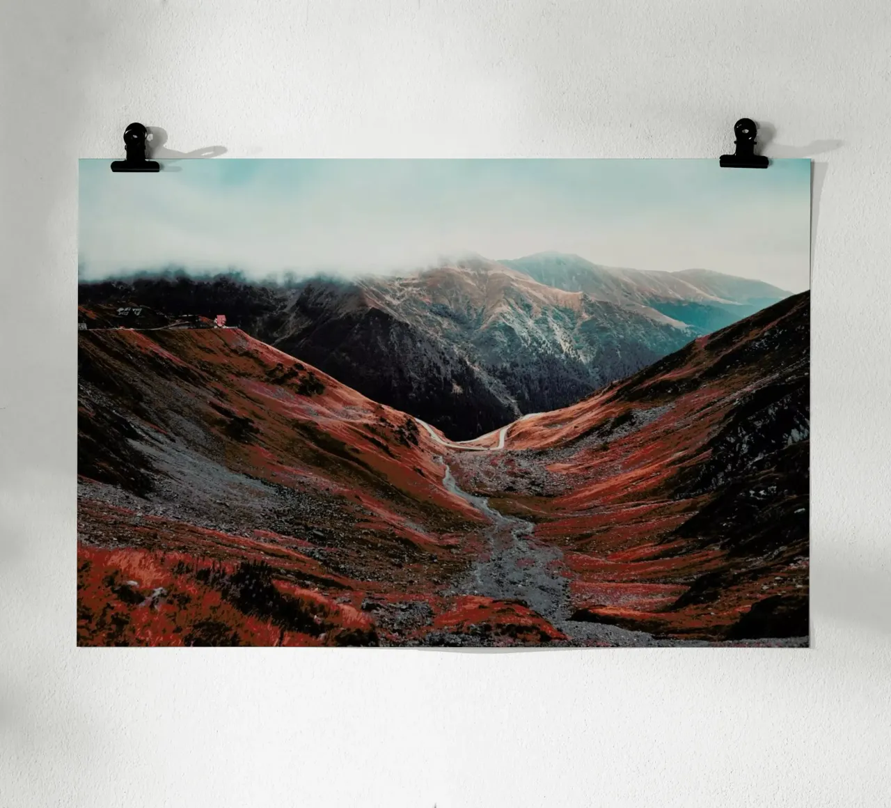 Romanian Mountains II carta hahnemühle da Sebastian Hilgetag