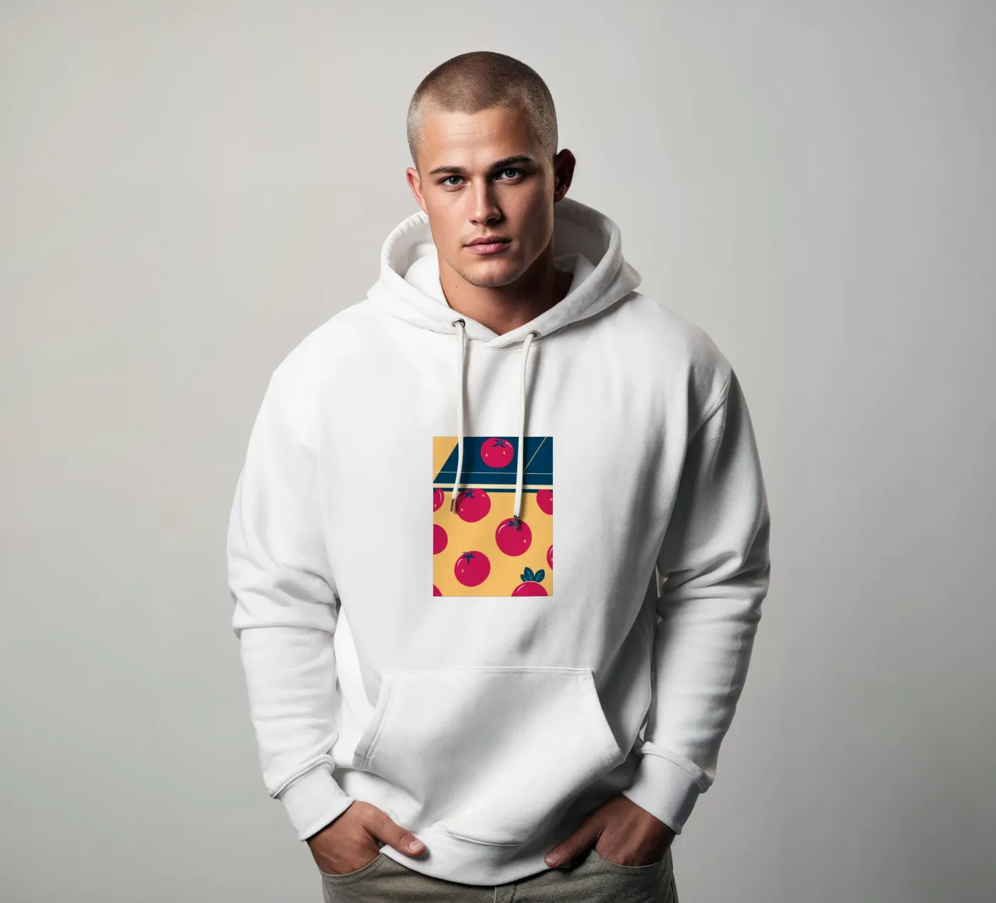 Tomato Pattern hoodie by TODAY'S SHOP