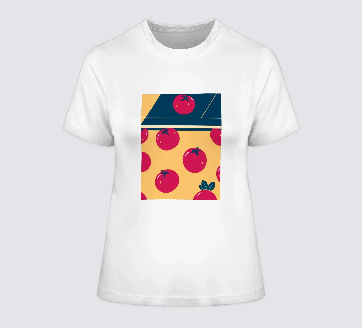 Tomato Pattern t-shirt da donna da TODAY'S SHOP