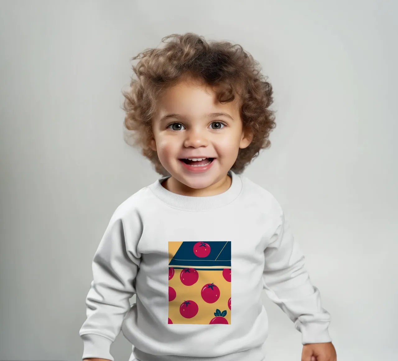 Tomate-Muster Baby Sweatshirt von TODAY'S SHOP