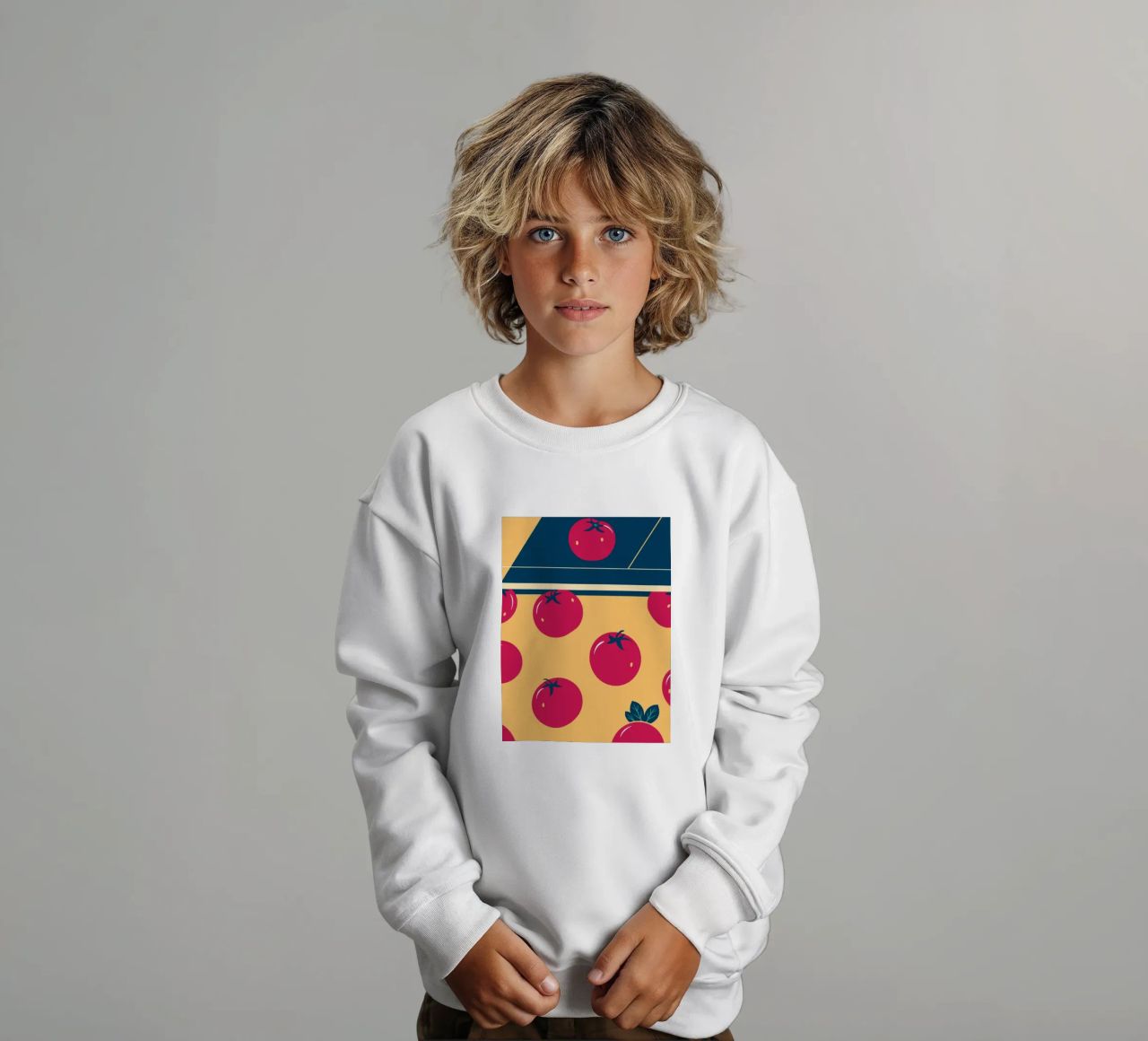 Tomato Pattern felpa bambino da TODAY'S SHOP
