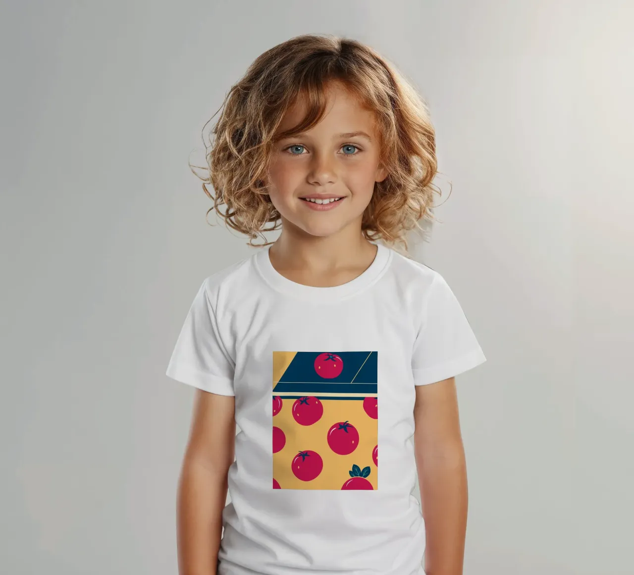 Tomato Pattern t-shirt bambini da TODAY'S SHOP