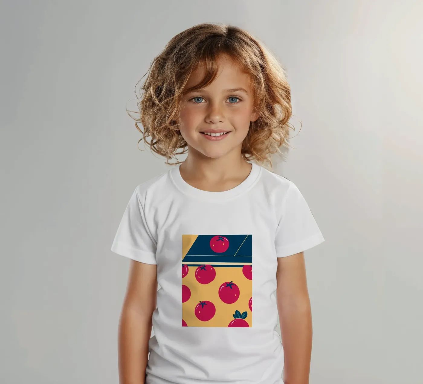 Tomato Pattern t-shirt bambini da TODAY'S SHOP