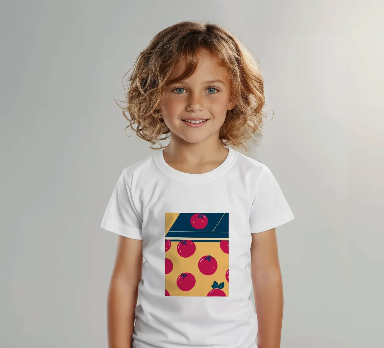 Tomato Pattern t-shirt bambini da TODAY'S SHOP
