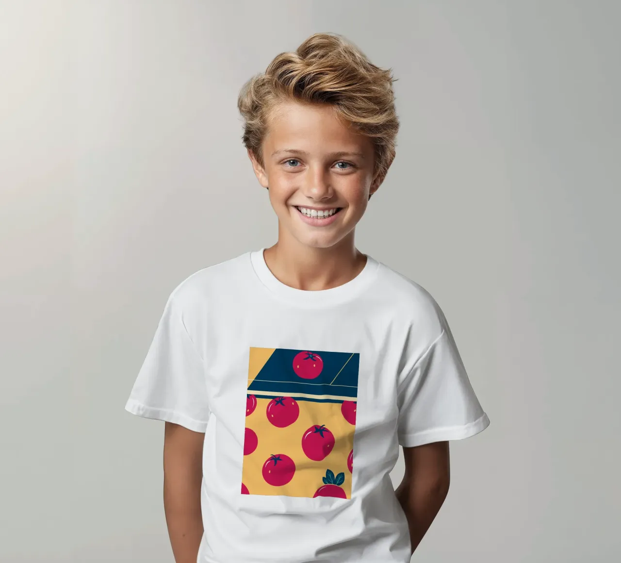 Tomato Pattern t-shirt bambini da TODAY'S SHOP
