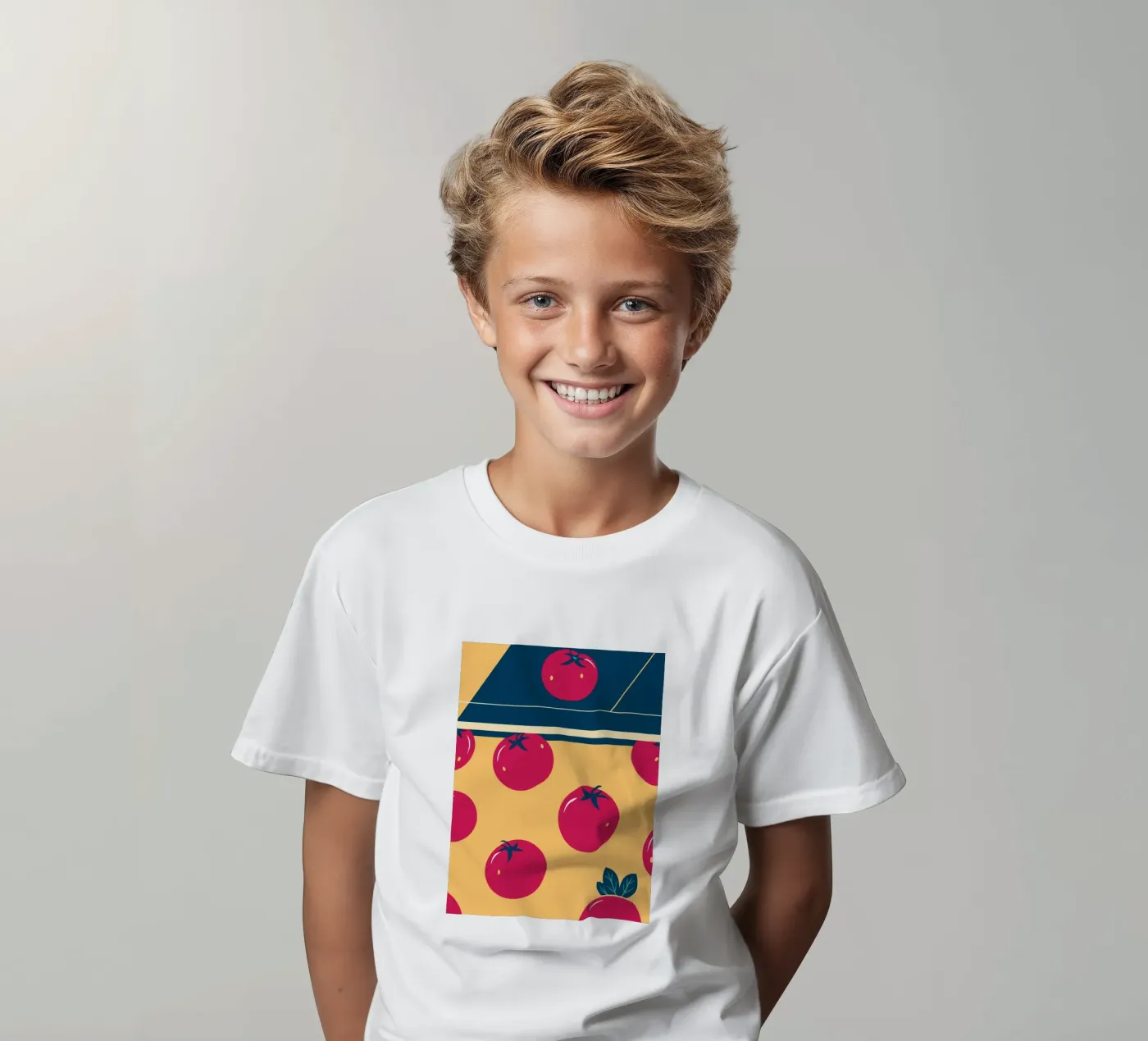 Tomato Pattern t-shirt bambini da TODAY'S SHOP