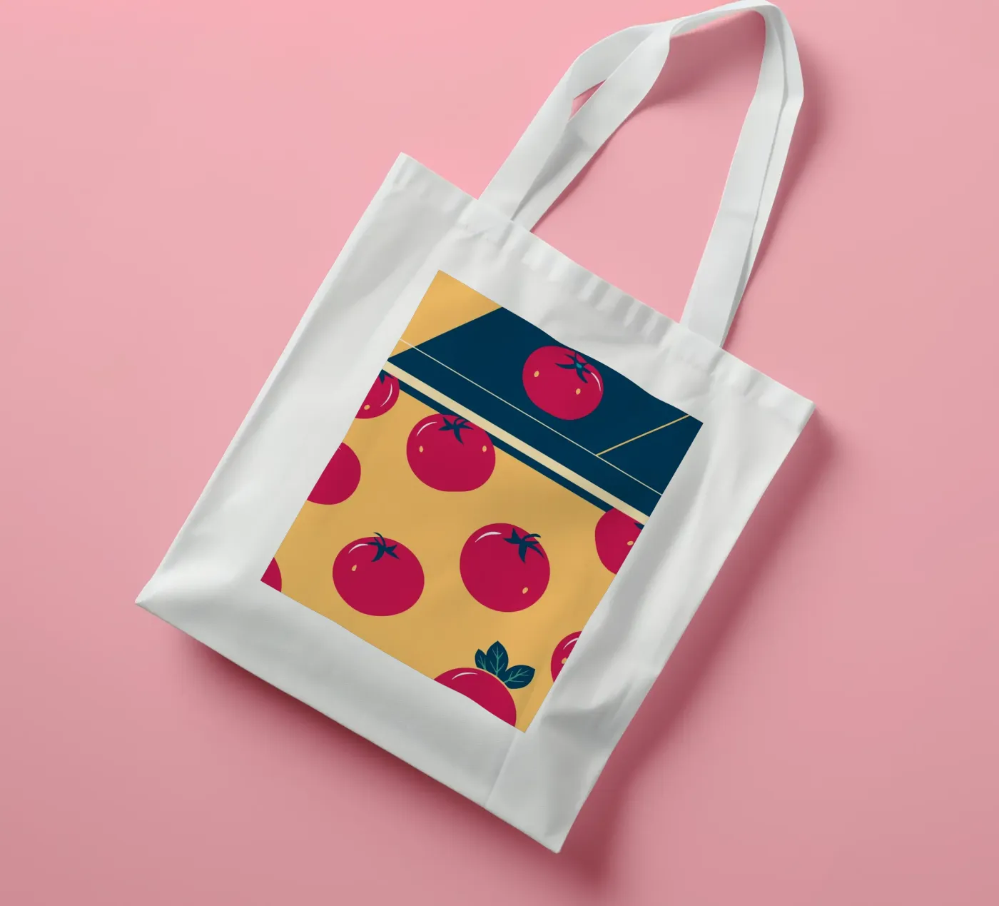 Tomato Pattern tote bag by TODAY'S SHOP