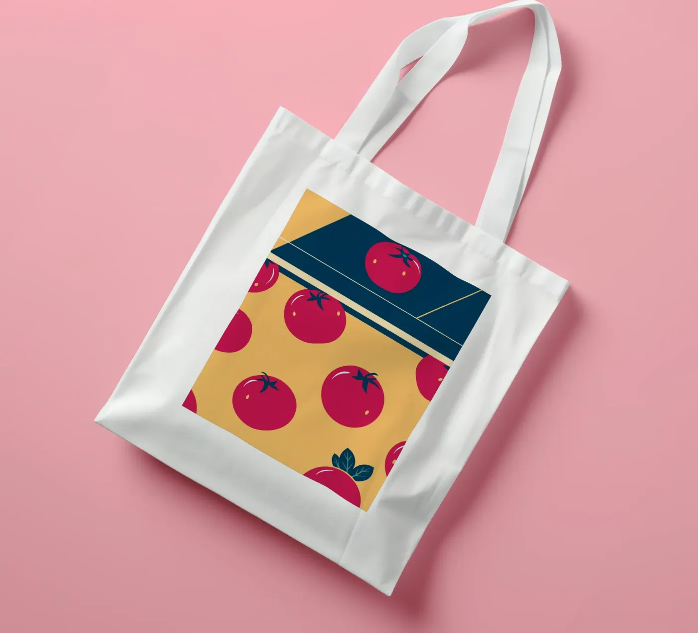 Tomato Pattern tote bag by TODAY'S SHOP