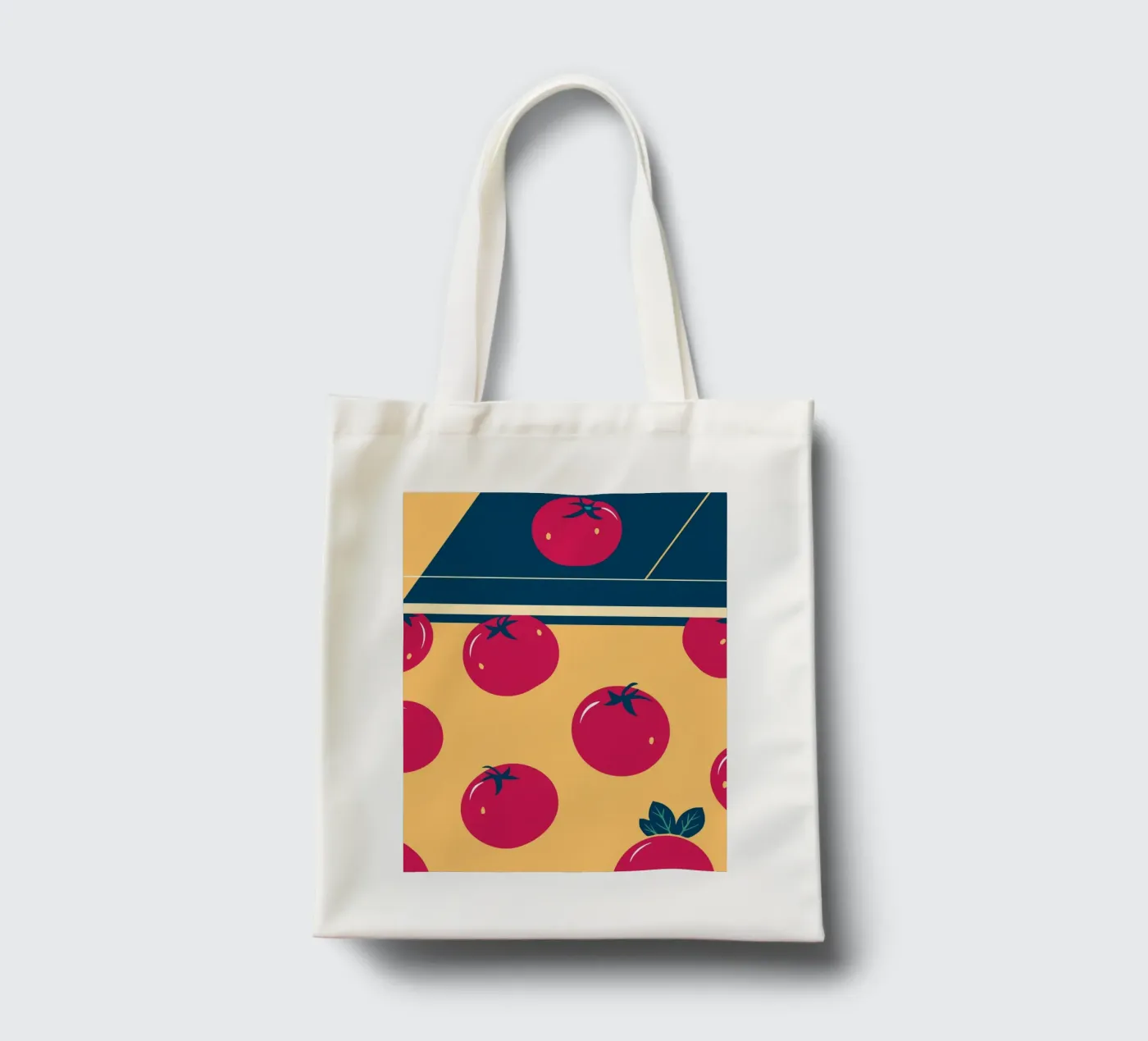 Tomato Pattern tote bag by TODAY'S SHOP