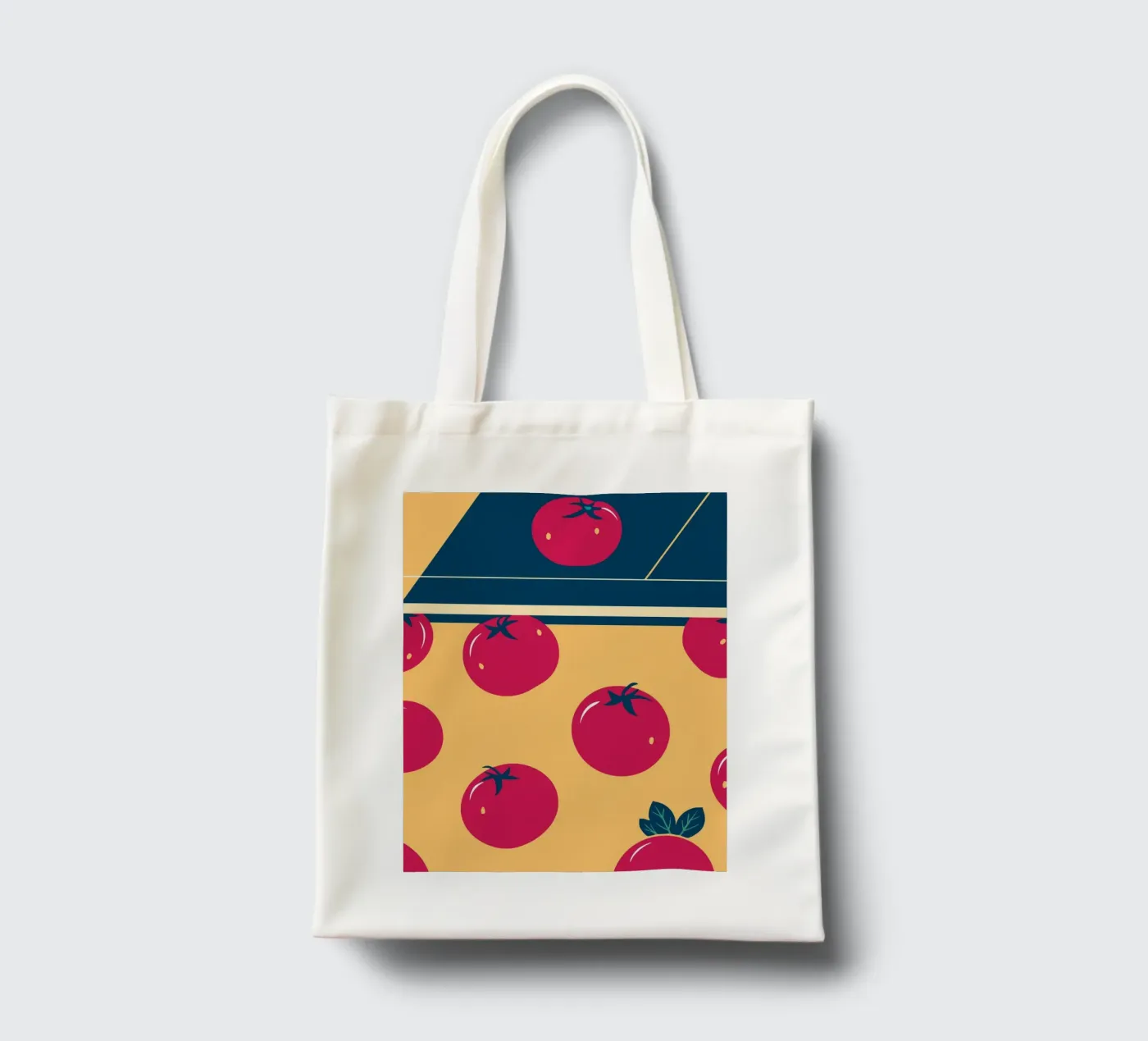 Tomato Pattern tote bag by TODAY'S SHOP